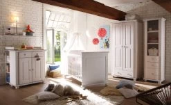 Bibliothèque Laurel Avec 3 Tiroirs - Blanc -Magasin De Meubles Laura Milieu wei 5 tlg. mod e6d0