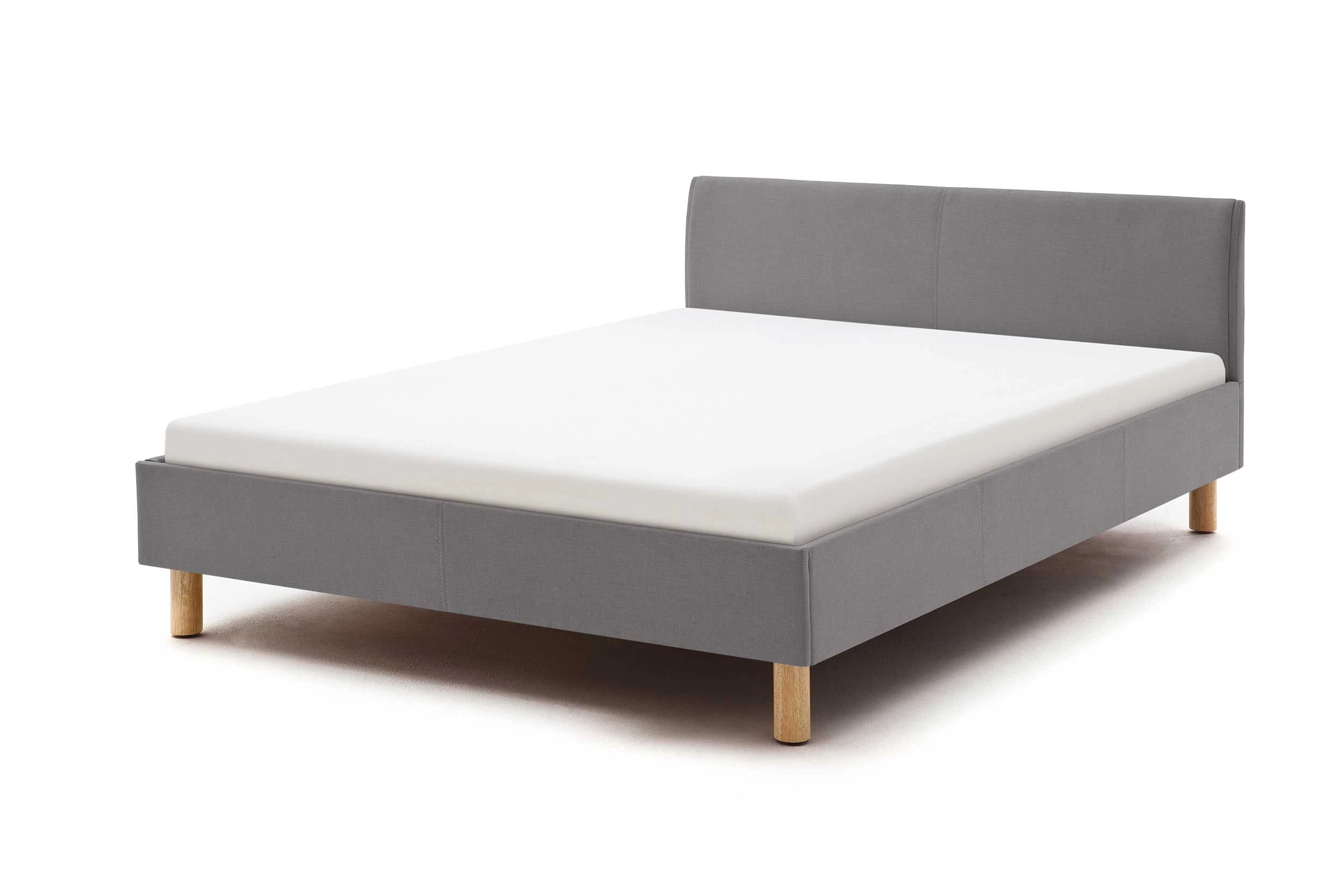 Lit En Tissu Amber 120x200 - Gris Clair 3 Lit En Tissu Amber 120x200 - Gris Clair – Image 3