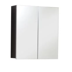 Armoire De Toilette Moderne Et Facile D'entretien - Line In Smoked Silver
