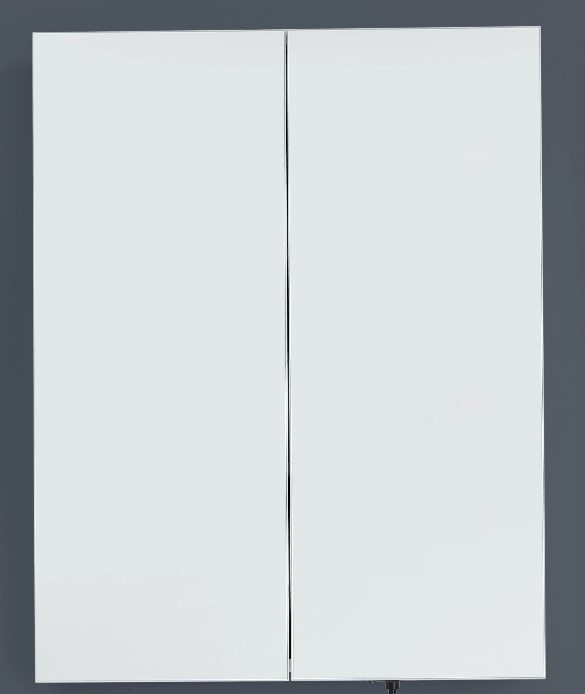 Armoire De Toilette Line : Blanc, Adapté Aux Pièces Humides, 2 Portes, 2 étagères 4 Armoire De Toilette Line : Blanc, Adapté Aux Pièces Humides, 2 Portes, 2 étagères – Image 4