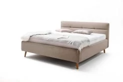 Lit Coffre Lode 160x200 - Beige -Magasin De Meubles Lotte beige seitlich mit Deko fein 1c8d