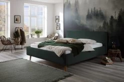 Lit Madras 180x200cm Avec Espace De Rangement Velours Côtelé - Vert Foncé -Magasin De Meubles Mattis BK Poso 14 dunkelgruen 3255 22 3053