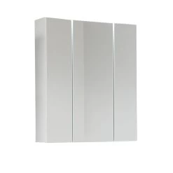 Armoire De Toilette Monte - Moderne, Facile D'entretien, Blanc, 3 Portes