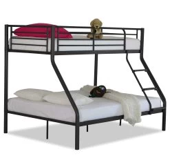 Lit Superposé Nobi Pour 3 Personnes - Noir -Magasin De Meubles NI 903 ZW 1 e786