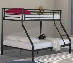 Lit Superposé Nobi Pour 3 Personnes - Noir