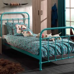 Lit Enfant New York Métal - Vert Menthe