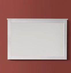 Miroir D'armoire Blanc Ole - Moderne Et Intemporel -Magasin De Meubles Ole GD 1839 450 01 frontal 20180702 6348