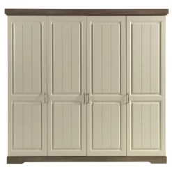 Armoire Isaura 230cm, 4 Portes - Blanc/gris 6 Armoire Isaura 230cm, 4 Portes - Blanc/gris -Magasin De Meubles Ontwerp zonder titel 13 42ae