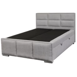Lit Boxspring Avec Rangement Amani 160x200cm - Gris -Magasin De Meubles Ontwerp zonder titel 23 26bd