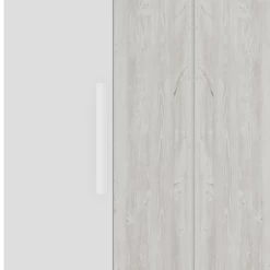 Armoire Bo0 Avec 2 étagères, Tringle à Vêtements Et Poignée De Porte Oblongue - Pin/blanc -Magasin De Meubles Ontwerp zonder titel 42 c1f7