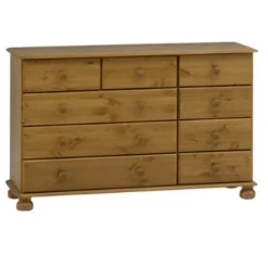 Commode Ramund 9 Tiroirs - Brun