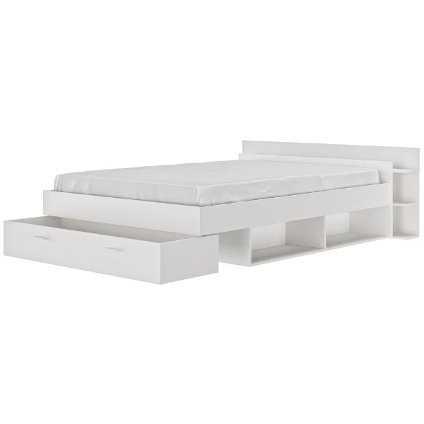 Lit Double Vacio 180x200 - Blanc 8 Lit Double Vacio 180x200 - Blanc – Image 8