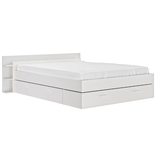 Lit Double Vacio 180x200 - Blanc 3 Lit Double Vacio 180x200 - Blanc – Image 3