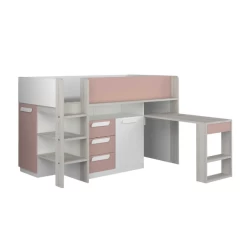 Lit Combiné Beau 90x200 Avec Bureau - Vieux Rose 17 Lit Combiné Beau 90x200 Avec Bureau - Vieux Rose -Magasin De Meubles Ontwerp zonder titel 2022 01 31T132718.258 1d92