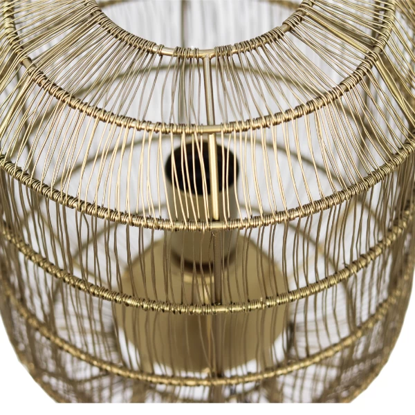 Lampe De Table Marbella 26x65cm - Or 2 Lampe De Table Marbella 26x65cm - Or – Image 2