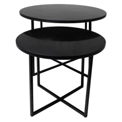 Table Basse Gatsby Ensemble De 2 Marbre Et Métal - Noir -Magasin De Meubles Ontwerp zonder titel 2022 02 02T092607.102 7c88