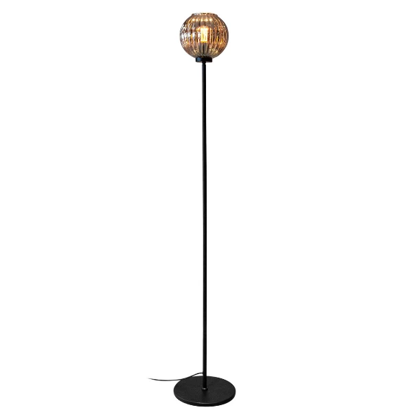 Lampadaire Lavinia 25x155cm - Verre Fumé 5 Lampadaire Lavinia 25x155cm - Verre Fumé – Image 5
