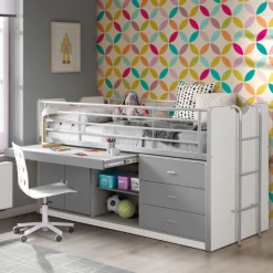 Lit Combiné Bonny 95 - Gris