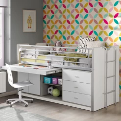 Lit Combiné Bonny 95 - Blanc