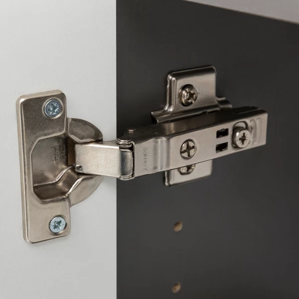 Armoire Colonne Karan 37cm 1 Porte - Chêne/anthracite 3 Armoire Colonne Karan 37cm 1 Porte - Chêne/anthracite – Image 3