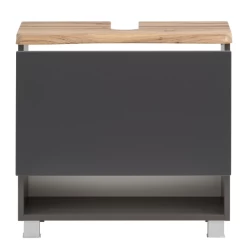 Meuble Sous Lavabo Karan 61cm 1 Tiroir - Anthracite/chêne -Magasin De Meubles Ontwerp zonder titel 2022 06 22T090032.167 a227