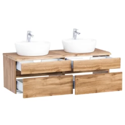 Armoire à Lavabo Vikas 121cm 4 Tiroirs - Chêne -Magasin De Meubles Ontwerp zonder titel 2022 06 24T142845.203 ac7e