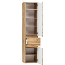 Meuble Colonne Vikas 2 Portes & 1 Tiroir - Chêne -Magasin De Meubles Ontwerp zonder titel 2022 06 27T080814.909 7755