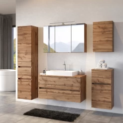 Meuble Colonne Pisca 40cm 1 Tiroir & 2 Portes - Chêne -Magasin De Meubles Ontwerp zonder titel 2022 06 29T145302.615 1f31