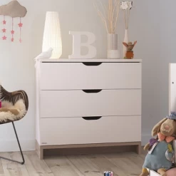 Commode Gabriel 3 Tiroirs - Blanc