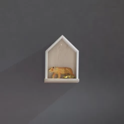 Armoire Murale Binno 23x32cm - Pin Blanchi/blanc