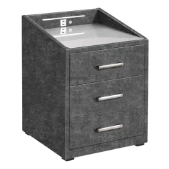 Table De Chevet Albion Avec éclairage & Porte USB - Anthracite -Magasin De Meubles Ontwerp zonder titel 2022 07 18T163837.954 a1b7
