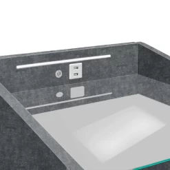 Table De Chevet Albion Avec éclairage & Porte USB - Anthracite -Magasin De Meubles Ontwerp zonder titel 2022 07 18T164001.588 eecd