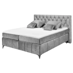 Lit Boxspring Pemberley 160x200cm - Gris