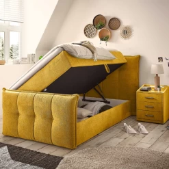 Lit Boxspring Tivoli 140x200cm Avec Rangement - Safran -Magasin De Meubles Ontwerp zonder titel 2022 07 20T090744.406 1a7c