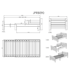 Lit Extensible Jumper Avec Tiroir De Lit - Blanc 11 Lit Extensible Jumper Avec Tiroir De Lit - Blanc -Magasin De Meubles Ontwerp zonder titel 2022 07 27T155432.052 76f8