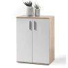 Commode Debby 2 Portes - Blanc/chêne Sonoma