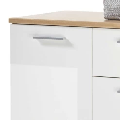 Commode Lobi 2 Portes 1 Tiroir - Blanc Brillant/bois 7 Commode Lobi 2 Portes 1 Tiroir - Blanc Brillant/bois -Magasin De Meubles Ontwerp zonder titel 2022 08 22T162753.892 c9f1