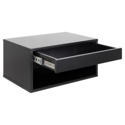 Table De Nuit Murale Cholet Avec Tiroir Et Espace Ouvert - Noir -Magasin De Meubles Ontwerp zonder titel 2022 10 21T134138.961 7fd6