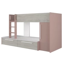 Lit Superposé Fleur Avec Armoire Et Tiroirs - Vieux Rose 19 Lit Superposé Fleur Avec Armoire Et Tiroirs - Vieux Rose -Magasin De Meubles Ontwerp zonder titel 2022 10 24T131951.351 4c33