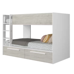 Lit Superposé Fleur Avec Tiroirs De Lit - Blanc -Magasin De Meubles Ontwerp zonder titel 2022 10 24T142643.365 1ebd