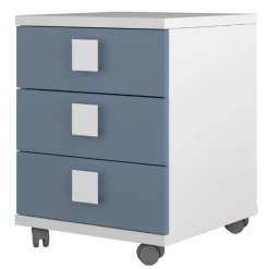 Table De Chevet Bo0 Avec Roulettes, 3 Tiroirs Et Poignée Carrée - Blanc/bleu 8 Table De Chevet Bo0 Avec Roulettes, 3 Tiroirs Et Poignée Carrée - Blanc/bleu -Magasin De Meubles Ontwerp zonder titel 2022 10 24T163637.200 d30d