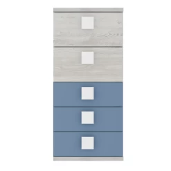 Commode Bo0 98 Cm Avec 5 Tiroirs - Pin/bleu -Magasin De Meubles Ontwerp zonder titel 2022 10 24T164911.993 4c87