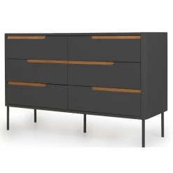 Commode Switch 130 Cm 6 Tiroirs - Anthracite -Magasin De Meubles Ontwerp zonder titel 2022 12 20T101313.394 f6e5