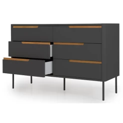 Commode Switch 130 Cm 6 Tiroirs - Anthracite -Magasin De Meubles Ontwerp zonder titel 2022 12 20T101358.157 a5f1