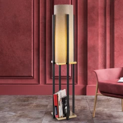 Lampadaire Lampana - Black Gold, 64 Cm De Hauteur