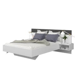 Lit Suspendu Noa 140x190 Cm - Couleur Blanc Brillant/graphite -Magasin De Meubles Ontwerp zonder titel 2023 02 01T165853.810 ea9b