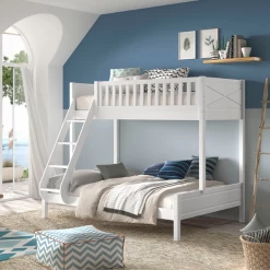 Lit Familial 3-lits Scottie - Blanc