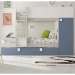 Lit Superposé Lio Avec Armoire Et Tiroir-lit - Pin/blanc/bleu -Magasin De Meubles Ontwerp zonder titel 2023 02 07T103522.997 bcb6