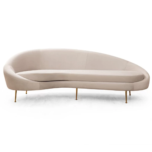 Canapé 3 Places | Confortable Et élégant | Structure En Bois De Hêtre | Tissu Polyester | Longueur 255cm 7 Canapé 3 Places | Confortable Et élégant | Structure En Bois De Hêtre | Tissu Polyester | Longueur 255cm – Image 7