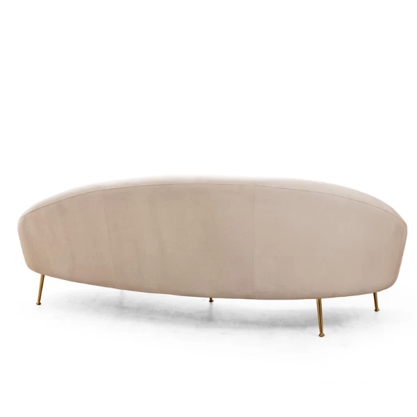 Canapé 3 Places | Confortable Et élégant | Structure En Bois De Hêtre | Tissu Polyester | Longueur 255cm 6 Canapé 3 Places | Confortable Et élégant | Structure En Bois De Hêtre | Tissu Polyester | Longueur 255cm – Image 6